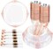 175PCS Black & Gold Disposable Dinnerware Set – Serves 25 Guests for Parties & Special Occasions